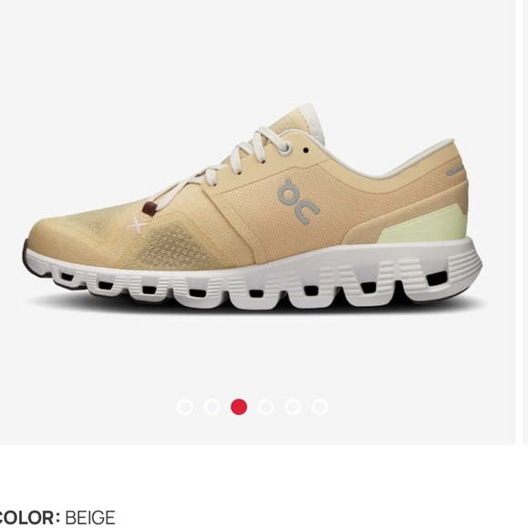 On Running Cloud X 3 Savannah/Frost Running Shoes 60.97789 Women’s Size 8.5 - Picture 4 of 16